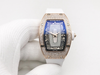 RM07-01 Snow Diam RG/RU Wht/W.MOP Skele ZF CRMA2