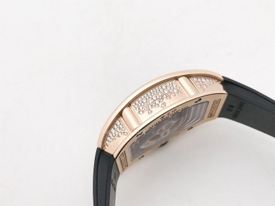 RM07-01 Snow Diam RG/RU Blk/Blk Skele ZF CRMA2