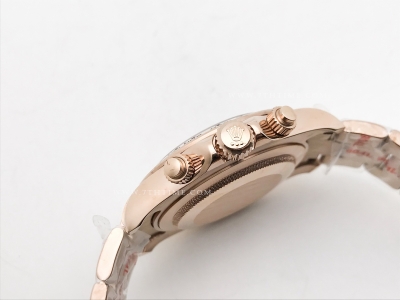 Daytona 116505 RG/RG Blk/Gold/Stk GDF A3836