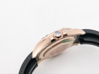 YachtMaster 126655 40mm 316F RG/RU Blk EWE A3235