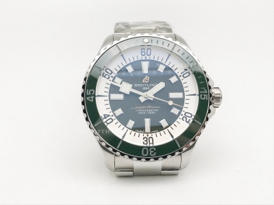 Superocean 44mm Grn SS/SS Green TF Asia 2824