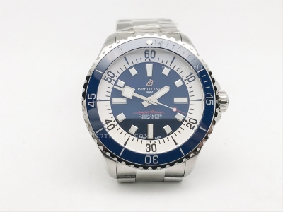 Superocean 44mm Blue SS/SS Blue TF Asia 2824