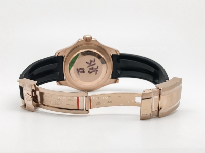 YachtMaster 126655 40mm RG/RU Blk BPF VR3135