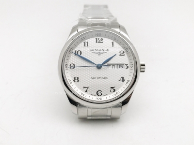Longines Master Day Date L2.755.4.78.6 SS/SS White XF A2836