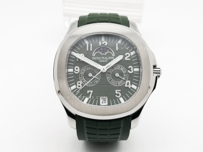 Aquanaut Ref.5261 SS/RU Grn/Num F3K 9015 mod