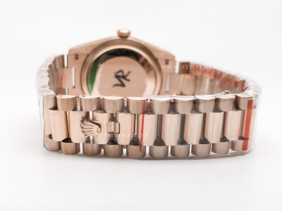 DayDate 36mm 128235 Wt 904L Flt RG/RG B-Grn/Bagu QF VR3255