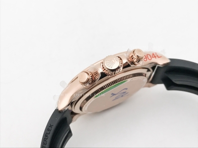 Daytona 126515LN RG/RU Blk/Stk 904L GMF GM4131