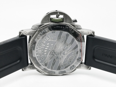 PAM1412 Navy Seals 44mm SS/RU G-Grey VSF P9010