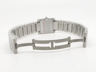 Ladies Cartier Tank Francaise Sml SS/SS Sil KRF Sw Qtz