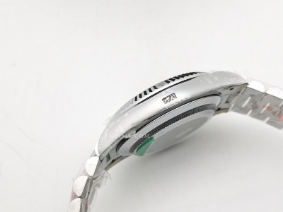 DayDate 40mm 228239 904L Flt Wt SS/SS S-Gry/Stk Noob A2836