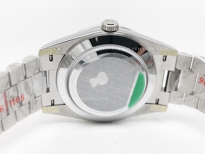 DayDate 40mm 228239 904L Flt Wt SS/SS S-Gry/Stk Noob A2836