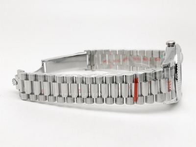 DayDate 40mm 228239 904L Flt Wt SS/SS Blk/Dia Noob A2836