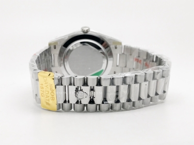 DayDate 40mm 904L Flt Wt SS/SS I-Blu/Rm Noob A2836