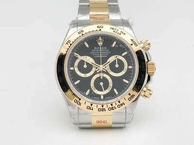 Daytona 126503 YG/SS Blk/Stk 904L QF V5 SH4131