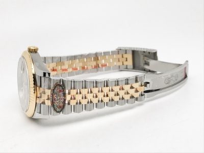 DJ2 41mm Jub Flt 904L YG/SS Gold/Stk Clean VR3235