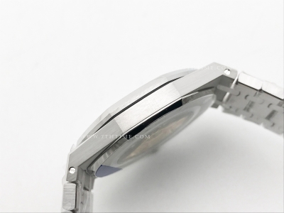 Royal Oak 15410 Frosted SS/SS Blue APSF A3120