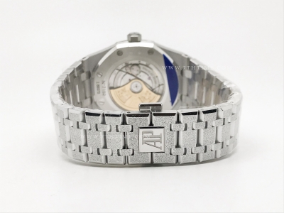 Royal Oak 15410 Frosted SS/SS Blue APSF A3120