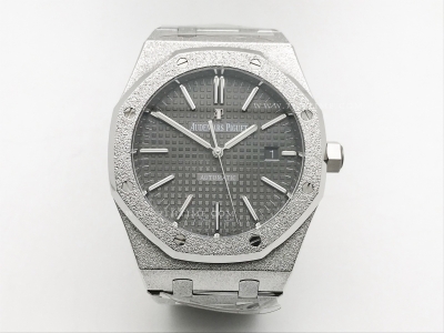 Royal Oak 15410 Frosted SS/SS Grey APSF A3120