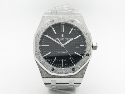 Royal Oak 15410 Frosted SS/SS Black APSF A3120
