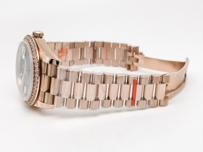 DayDate 40mm Flt Dia RG/RG Blue/Dia BPF VR3255