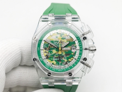 AP ROO Chronograph AET CO/RU Grn/Stk APF A3126 Mod