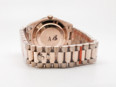 DayDate 40mm Flt Dia RG/RG Blue/Dia GMF A2836