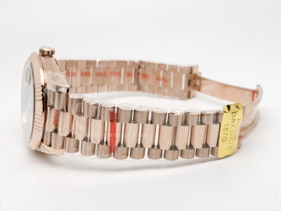 DayDate 228235 40mm 904L Flt Wt RG/RG Brn/Rm Noob A2836