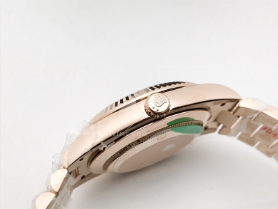 DayDate 228235 40mm 904L Flt Wt RG/RG Brn/Rm Noob A2836