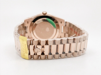 DayDate 228235 40mm 904L Flt Wt RG/RG Brn/Rm Noob A2836