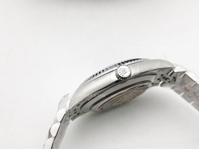 DJ2 126334 41mm Jub Flt 904L SS/SS Wht/Stk JQF VR3235