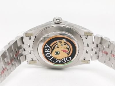 DJ2 126334 41mm Jub Flt 904L SS/SS Wht/Stk JQF VR3235