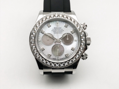 Daytona 126589RBR Dia SS/RU M-Wht/Dia ESF A4131