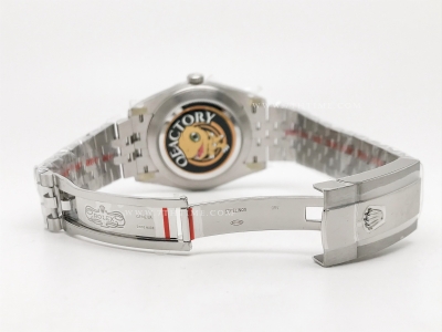 DJ2 126334 41mm Jub Flt 904L SS/SS Grn/Stk JQF VR3235