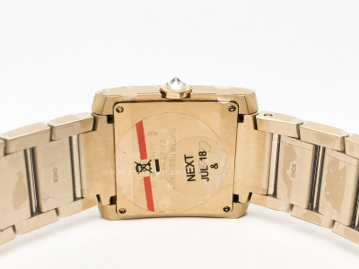 Ladies Tank Francaise Med Dia YG/YG Sil K11 Sw Qt