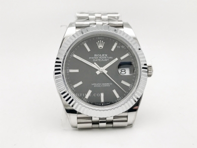 DJ2 41mm Jub Flt 904L SS/SS Blk/Stk JQF VR3235