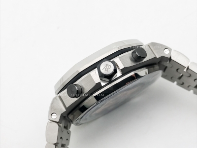 AP ROO Chronograph SS/SS Blue/Blk/Num APF A3126