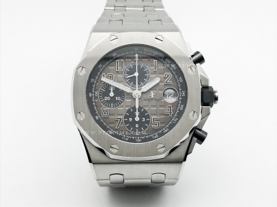AP ROO Chronograph SS/SS Grey/Blk/Num APF A3126