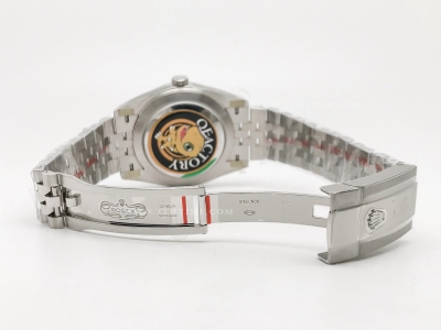 DJ2 126334 41mm Jub Flt 904L SS/SS Grn-P/Stk JQF VR3235