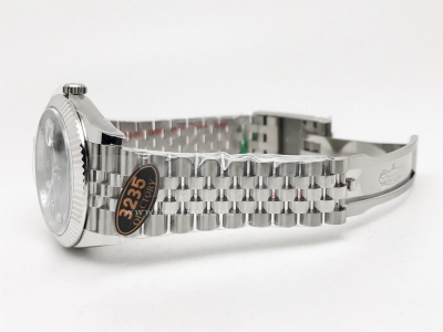 DJ2 126334 41mm Jub Flt 904L SS/SS Blue/Dia JQF VR3235