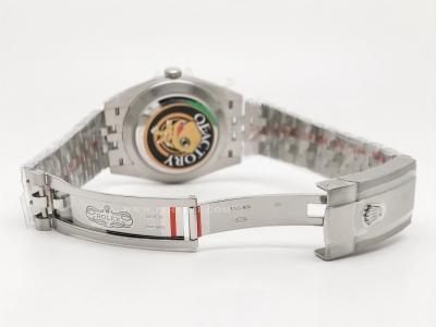 DJ2 126334 41mm Jub Flt 904L SS/SS Blue/Dia JQF VR3235