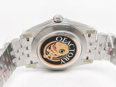 DJ2 126334 41mm Jub Flt 904L SS/SS Blk/Dia JQF VR3235