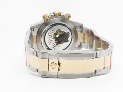 Daytona 116503 904L Wt YG/SS Blk/Dia QF SH4130