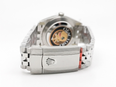 DJ2 126334 41mm Jub Flt 904L SS/SS Grey/Rm JQF VR3235