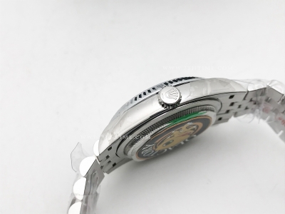 DJ 126234 36mm Jub Flt 904L SS/SS Silv/Stk JQF VR3235