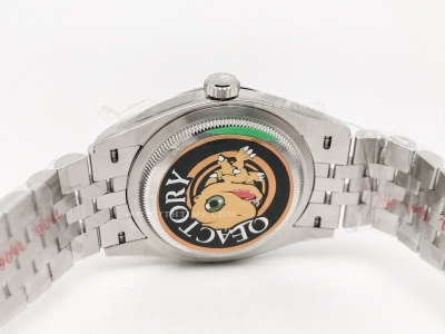 DJ 126234 36mm Jub Flt 904L SS/SS Silv/Stk JQF VR3235