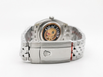 DJ 126234 36mm Jub Flt 904L SS/SS Blue/Stk JQF VR3235