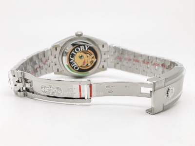 DJ 126234 36mm Jub Flt 904L SS/SS Blue/Dia JQF VR3235