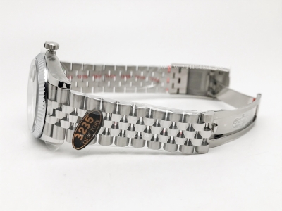 DJ 126234 36mm Jub Flt 904L SS/SS Blk/Dia JQF VR3235