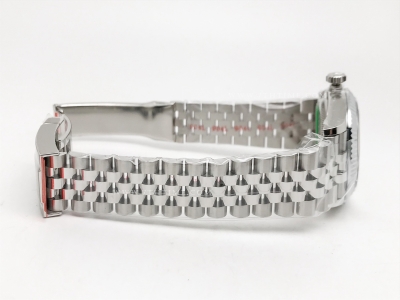 DJ 126234 36mm Jub Flt 904L SS/SS Blk/Dia JQF VR3235