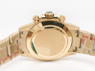 Daytona 116508 YG/YG Green/Stk 904L N6F A4130